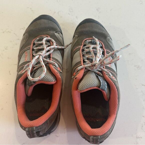 Patagonia Hiking Boots Trail Shoes Women's Sz 7 Pinhook Forge Grey Fog Vibram - Picture 8 of 9